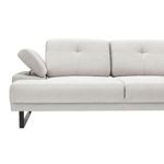 Casa si Gradina - Mobilier - Canapele si coltare - Coltare - Coltar, Hanah Home, lemn fag si pal, bej, 274x174 cm - Infinity.ro