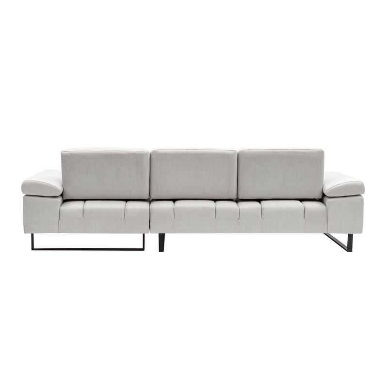 Casa si Gradina - Mobilier - Canapele si coltare - Coltare - Coltar, Hanah Home, lemn fag si pal, bej, 274x174 cm - Infinity.ro