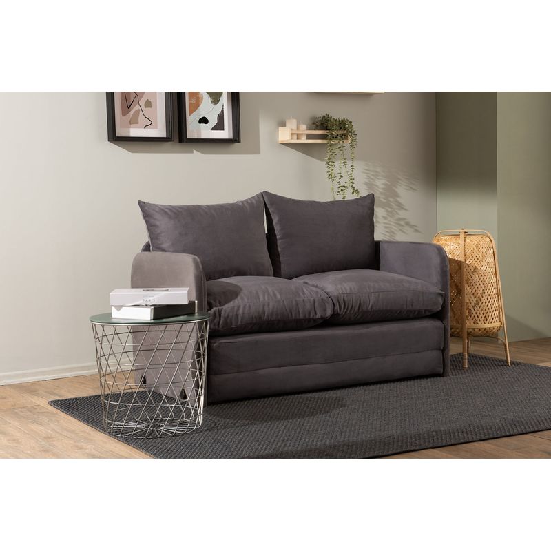 Casa si Gradina - Mobilier - Canapele si coltare - Canapele - Canapea extensibila, Atelier Del Sofa, textil, gri, 128x70x66 cm - Infinity.ro