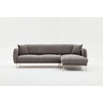 Casa si Gradina - Mobilier - Canapele si coltare - Coltare - Coltar extensibil, Atelier Del Sofa, lemn de fag, gri auriu, 266x133x80 cm - Infinity.ro