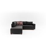 Casa si Gradina - Mobilier - Canapele si coltare - Coltare - Coltar extensibil, Atelier Del Sofa, cadru lemn si pal, antracit, 280x210x83 cm, 825BLC5254 - Infinity.ro