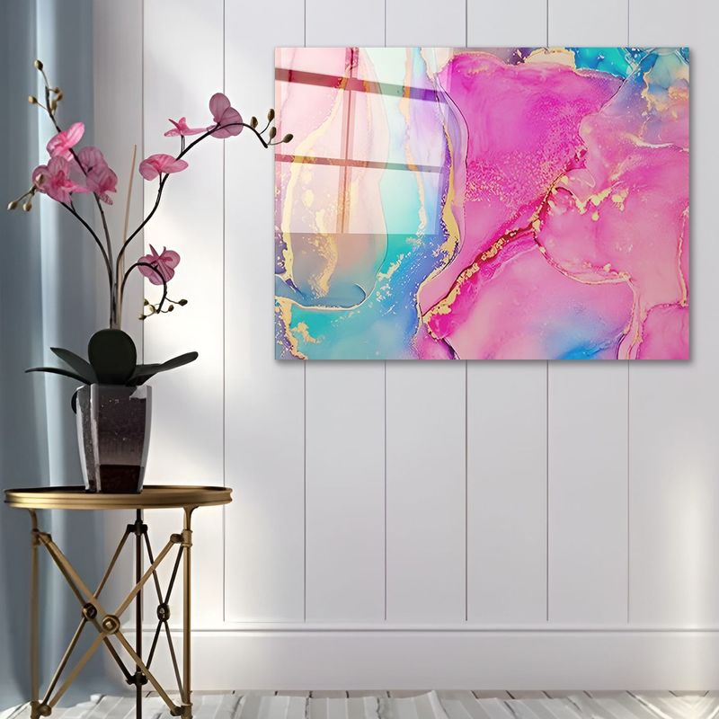 Casa si Gradina - Decoratiuni - Tablouri - Tablou decorativ din sticla securizata, Wallxpert, multicolor, 70x100 cm, 698GLS1377 - Infinity.ro