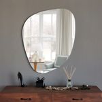 Casa si Gradina - Decoratiuni - Oglinzi - Oglinda, Hanah Home, mdf, alb, 85x67 cm - Infinity.ro