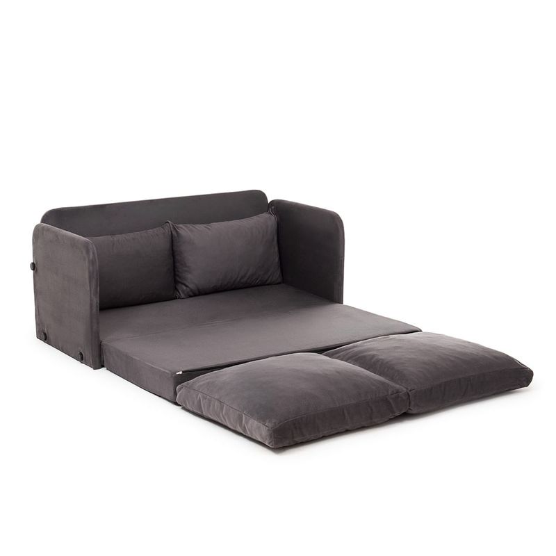 Casa si Gradina - Mobilier - Canapele si coltare - Canapele - Canapea extensibila, Atelier Del Sofa, textil, gri, 128x70x66 cm - Infinity.ro