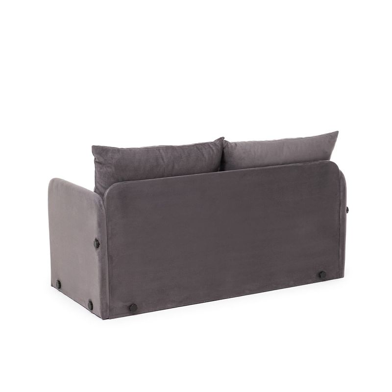 Casa si Gradina - Mobilier - Canapele si coltare - Canapele - Canapea extensibila, Atelier Del Sofa, textil, gri, 128x70x66 cm - Infinity.ro