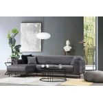 Casa si Gradina - Mobilier - Canapele si coltare - Coltare - Coltar extensibil, Hanah Home, lemn fag si pal, antracit, 287x169x96 cm, 560ARE1144 - Infinity.ro