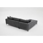 Casa si Gradina - Mobilier - Canapele si coltare - Coltare - Coltar, Atelier Del Sofa, lemn de fag, antracit si negru, 258x181x83 cm - Infinity.ro
