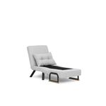 Casa si Gradina - Mobilier - Canapele si coltare - Canapele - Canapea extensibila, Hanah Home, stofa teddy, gri, 175x60 cm - Infinity.ro