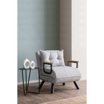 Casa si Gradina - Mobilier - Canapele si coltare - Canapele - Canapea extensibila, Hanah Home, stofa teddy, gri, 175x60 cm - Infinity.ro