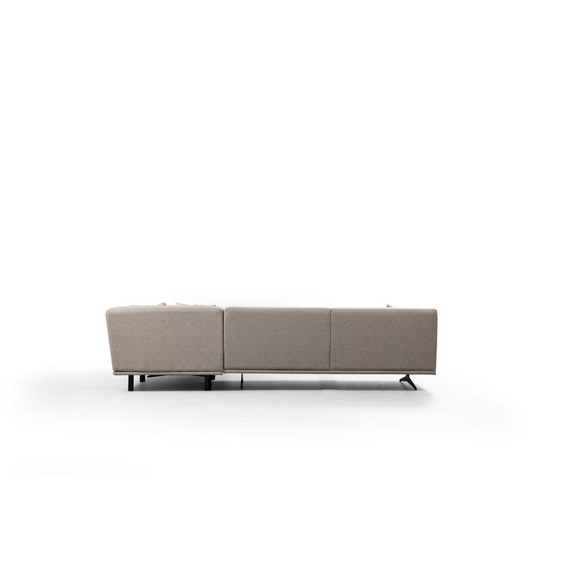 Casa si Gradina - Mobilier - Canapele si coltare - Coltare - Coltar, Hanah Home, lemn fag si pal, bej, 302x302x80 cm - Infinity.ro