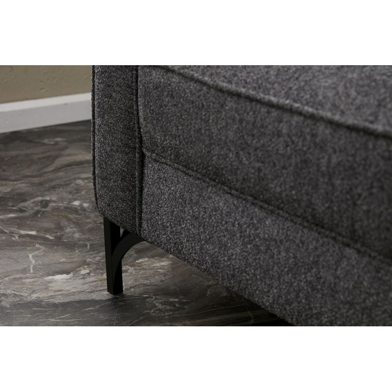 Casa si Gradina - Mobilier - Canapele si coltare - Coltare - Coltar, Atelier Del Sofa, lemn de fag, antracit si negru, 258x181x83 cm - Infinity.ro