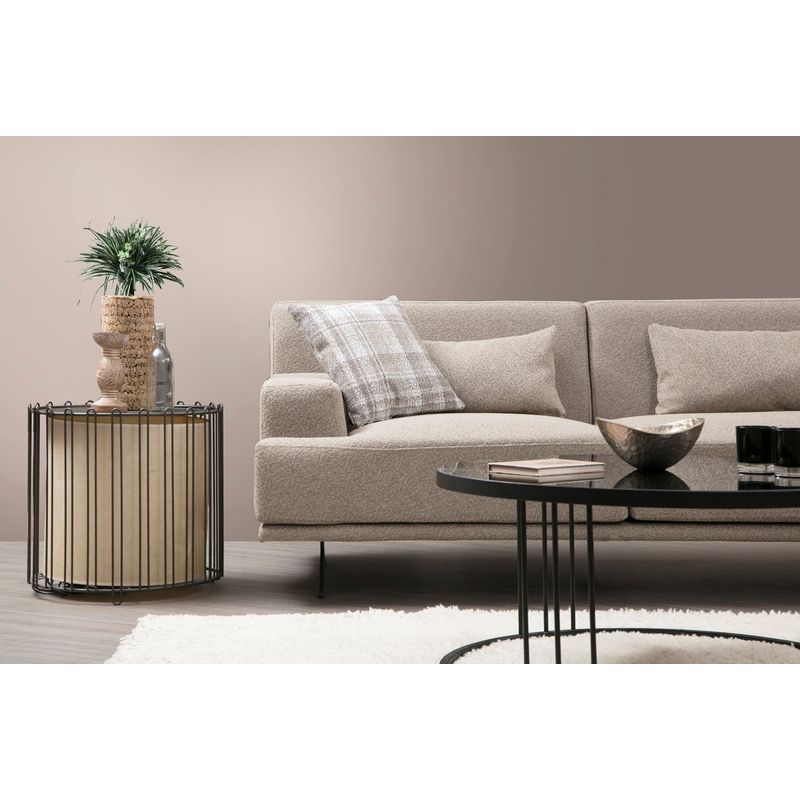 Casa si Gradina - Mobilier - Canapele si coltare - Coltare - Coltar, Hanah Home, lemn fag si pal, bej, 302x302x80 cm - Infinity.ro