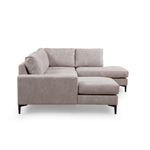 Casa si Gradina - Mobilier - Canapele si coltare - Coltare - Coltar, Hanah Home, lemn de fag si pal, bej, 155x314x200 cm - Infinity.ro