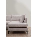 Casa si Gradina - Mobilier - Canapele si coltare - Coltare - Coltar, Hanah Home, lemn de fag si pal, bej, 155x314x200 cm - Infinity.ro