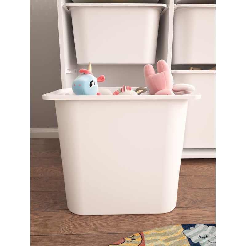 Casa si Gradina - Mobilier - Organizare si depozitare - Cutii depozitare - Dulap multifunctional, Hanah Home, pal melaminat, alb, 90x30x84 cm - Infinity.ro