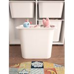 Casa si Gradina - Mobilier - Organizare si depozitare - Cutii depozitare - Dulap multifunctional, Hanah Home, pal melaminat, alb, 90x30x84 cm - Infinity.ro