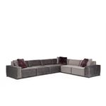 Casa si Gradina - Mobilier - Canapele si coltare - Coltare - Coltar, Atelier Del Sofa, lemn fag si pal, gri, 388x300x100 cm - Infinity.ro