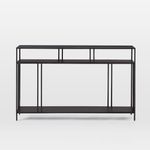Casa si Gradina - Mobilier - Comode si corpuri - Console - Consola, Hanah Home, pal melaminat, negru, 110x30x78 cm - Infinity.ro