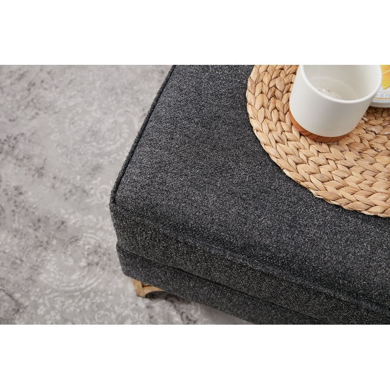 Casa si Gradina - Mobilier - Canapele si coltare - Coltare - Coltar, Atelier Del Sofa, lemn de fag, antracit si auriu, 258x181x83 cm, 825BLC2805 - Infinity.ro