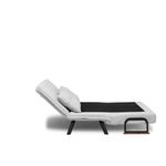 Casa si Gradina - Mobilier - Canapele si coltare - Canapele - Canapea extensibila 2 locuri, Hanah Home, stofa teddy, gri - Infinity.ro