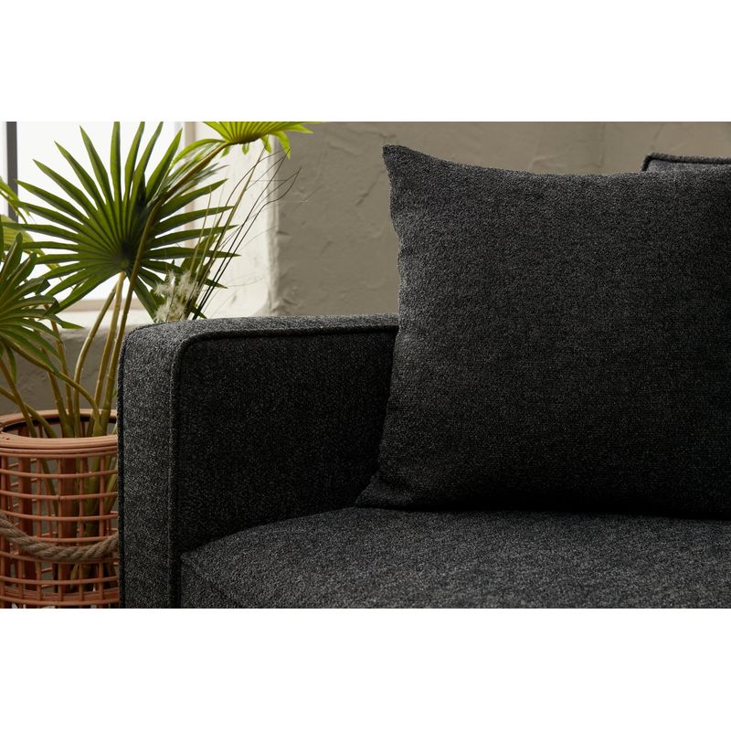 Casa si Gradina - Mobilier - Canapele si coltare - Coltare - Coltar, Atelier Del Sofa, lemn de fag, antracit si auriu, 258x181x83 cm, 825BLC2805 - Infinity.ro