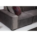 Casa si Gradina - Mobilier - Canapele si coltare - Coltare - Coltar, Atelier Del Sofa, lemn fag si pal, gri, 388x300x100 cm - Infinity.ro