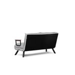 Casa si Gradina - Mobilier - Canapele si coltare - Canapele - Canapea extensibila 2 locuri, Hanah Home, stofa teddy, gri - Infinity.ro