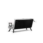 Casa si Gradina - Mobilier - Canapele si coltare - Canapele - Canapea extensibila 2 locuri, Hanah Home, stofa teddy, gri - Infinity.ro
