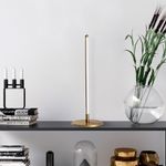 Casa si Gradina - Corpuri si surse de iluminat - Veioze si lampi - Veioze - Veioza, Opviq, metal, auriu, 18x51 cm - Infinity.ro