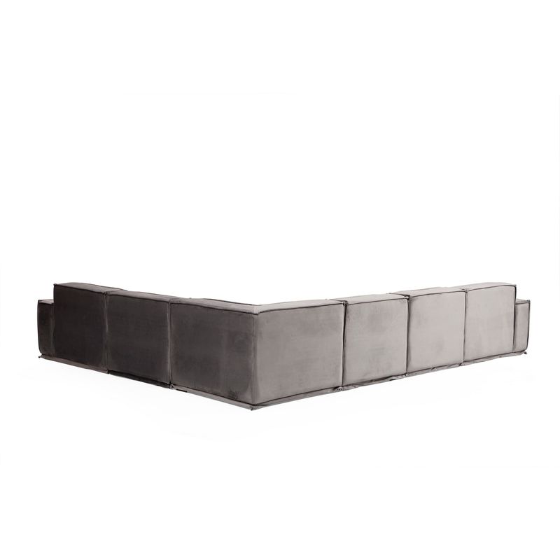 Casa si Gradina - Mobilier - Canapele si coltare - Coltare - Coltar, Atelier Del Sofa, lemn fag si pal, gri, 388x300x100 cm - Infinity.ro