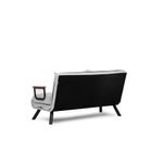 Casa si Gradina - Mobilier - Canapele si coltare - Canapele - Canapea extensibila 2 locuri, Hanah Home, stofa teddy, gri - Infinity.ro