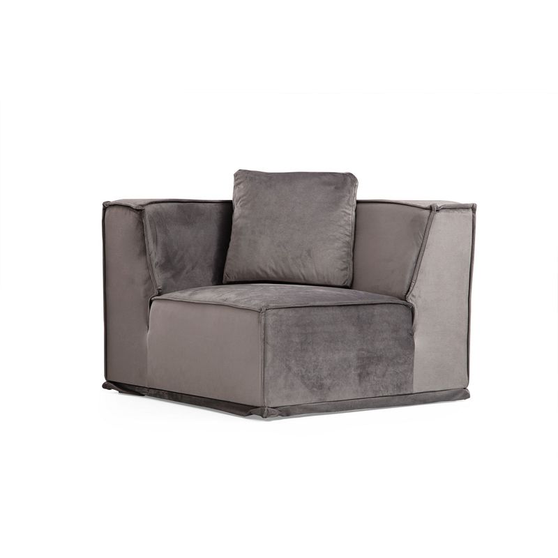 Casa si Gradina - Mobilier - Canapele si coltare - Coltare - Coltar, Atelier Del Sofa, lemn fag si pal, gri, 388x300x100 cm - Infinity.ro