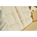 Casa si Gradina - Gradina si terasa - Balansoare si hamace - Balansoare - Balansoar de gradina, Hanah Home, lemn de pin, natural bej, 236x190x175 cm - Infinity.ro