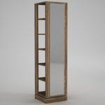 Casa si Gradina - Mobilier - Organizare si depozitare - Cuiere - Cuier, Hanah Home, panou aglomerat melaminat, nuc, 44.8x44.8x180 cm - Infinity.ro