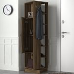 Casa si Gradina - Mobilier - Organizare si depozitare - Cuiere - Cuier, Hanah Home, panou aglomerat melaminat, nuc, 44.8x44.8x180 cm - Infinity.ro
