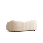 Casa si Gradina - Mobilier - Canapele si coltare - Canapele - Canapea 3 locuri, Hanah Home, lemn fag si pal, crem, 236x91x76 cm - Infinity.ro