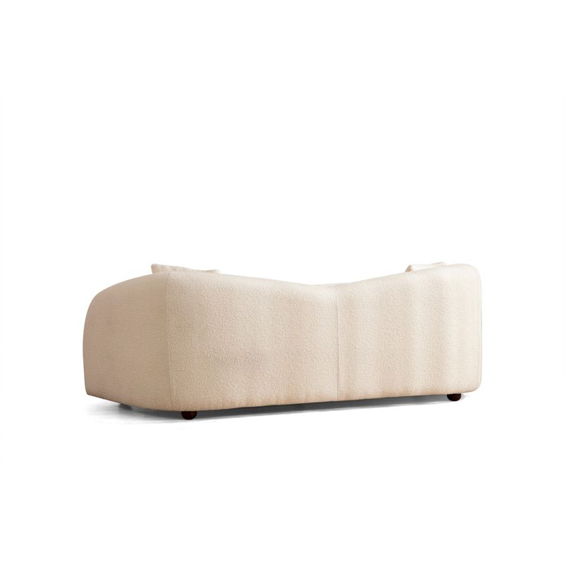 Casa si Gradina - Mobilier - Canapele si coltare - Canapele - Canapea 3 locuri, Hanah Home, lemn fag si pal, crem, 236x91x76 cm - Infinity.ro