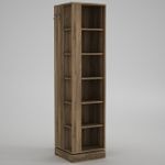 Casa si Gradina - Mobilier - Organizare si depozitare - Cuiere - Cuier, Hanah Home, panou aglomerat melaminat, nuc, 44.8x44.8x180 cm - Infinity.ro