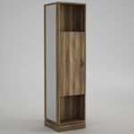 Casa si Gradina - Mobilier - Organizare si depozitare - Cuiere - Cuier, Hanah Home, panou aglomerat melaminat, nuc, 44.8x44.8x180 cm - Infinity.ro