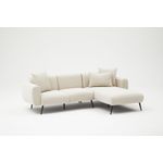 Casa si Gradina - Mobilier - Canapele si coltare - Coltare - Coltar, Atelier Del Sofa, lemn de fag, crem, 252x82x77 cm - Infinity.ro