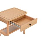 Casa si Gradina - Mobilier - Comode si corpuri - Noptiere - Noptiera, Hanah Home, mdf, natural lemn, 55x45x55 cm - Infinity.ro