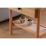 Casa si Gradina - Mobilier - Comode si corpuri - Noptiere - Noptiera, Hanah Home, mdf, natural lemn, 55x45x55 cm - Infinity.ro