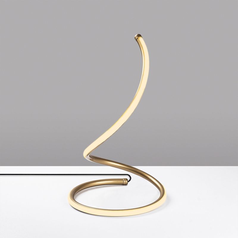 Casa si Gradina - Corpuri si surse de iluminat - Veioze si lampi - Veioze - Veioza, Opviq, metal, auriu, 25x40 cm - Infinity.ro