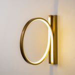 Casa si Gradina - Corpuri si surse de iluminat - Plafoniere, aplice si spoturi - Aplica, Opviq, metal, auriu, 30x50 cm, led 12w - Infinity.ro