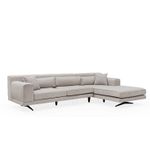 Casa si Gradina - Mobilier - Canapele si coltare - Coltare - Coltar, Hanah Home, lemn fag si pal, bej, 308x198x100 cm - Infinity.ro