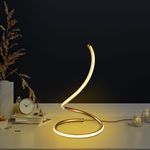 Casa si Gradina - Corpuri si surse de iluminat - Veioze si lampi - Veioze - Veioza, Opviq, metal, auriu, 25x40 cm - Infinity.ro