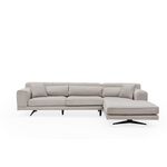 Casa si Gradina - Mobilier - Canapele si coltare - Coltare - Coltar, Hanah Home, lemn fag si pal, bej, 308x198x100 cm - Infinity.ro