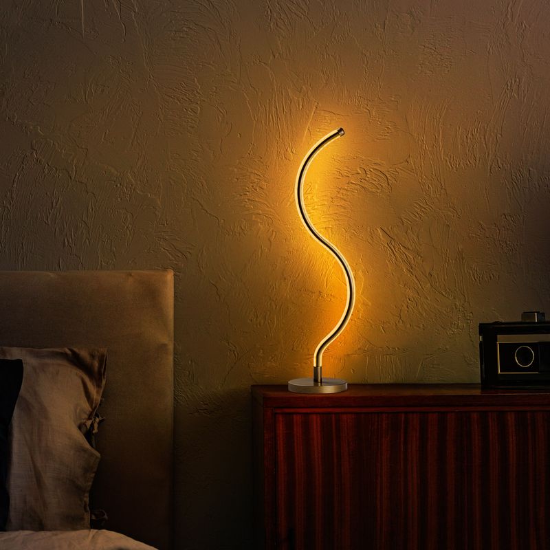 Casa si Gradina - Corpuri si surse de iluminat - Veioze si lampi - Veioze - Veioza, Opviq, metal, auriu, 25x40 cm - Infinity.ro