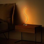 Casa si Gradina - Corpuri si surse de iluminat - Veioze si lampi - Veioze - Veioza, Opviq, metal, auriu, 25x40 cm - Infinity.ro