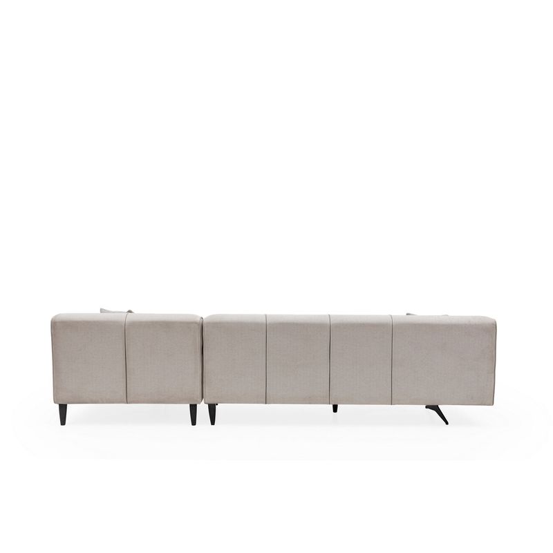 Casa si Gradina - Mobilier - Canapele si coltare - Coltare - Coltar, Hanah Home, lemn fag si pal, bej, 308x198x100 cm - Infinity.ro